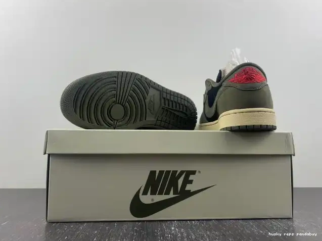 Cheap Husky SP DM7866-002 1 AIR TRAVIS OLIVE' 'BLACK X SCOTT OG JORDAN LOW 0403